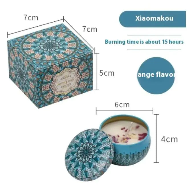 Dried Flower Fragrance Candle Flower Fragrance Incense Candle Delight