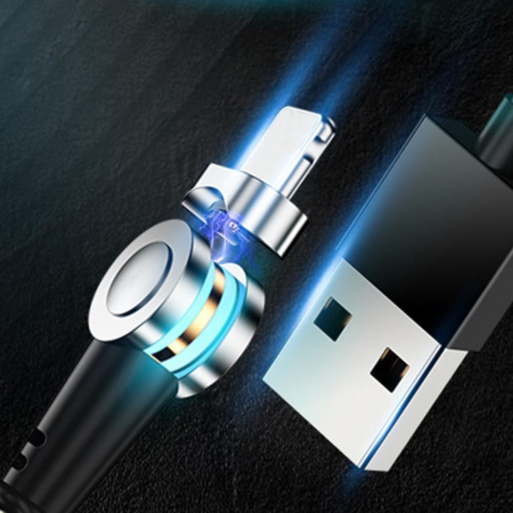 180° Rotating Magnetic Cable for Effortless Charging