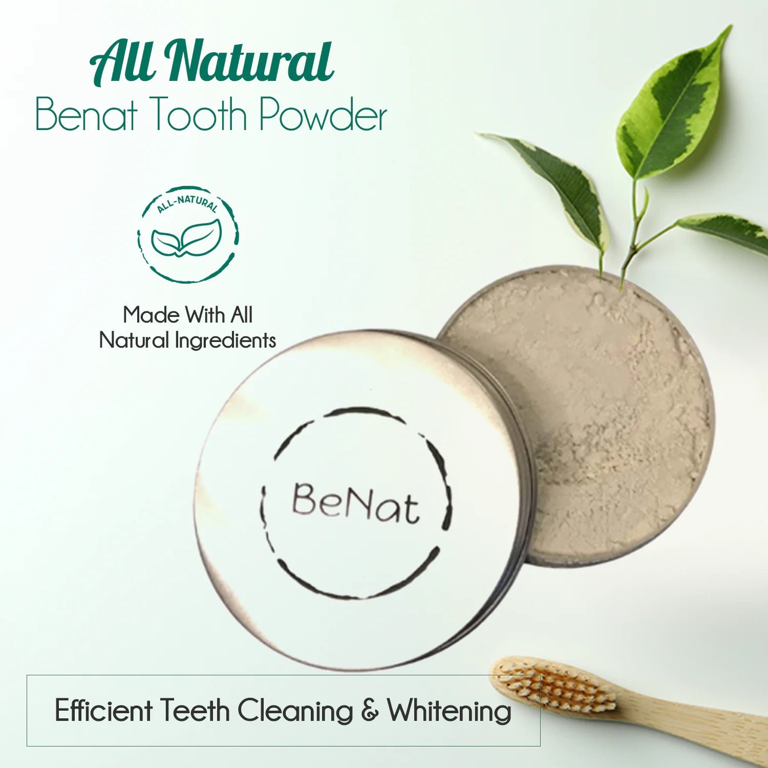 All-Natural Tooth Powder for a Healthier Smile