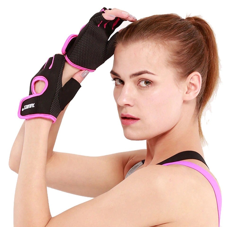 Anti-slip Half Finger Weightlifting Gloves for Ultimate Grip