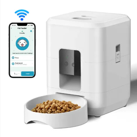 Smart Pet Feeder with App Control for Easy Feeding