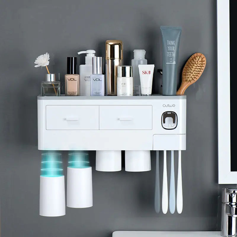 Bathroom Magnetic Storage Rack for Clutter-Free Organization