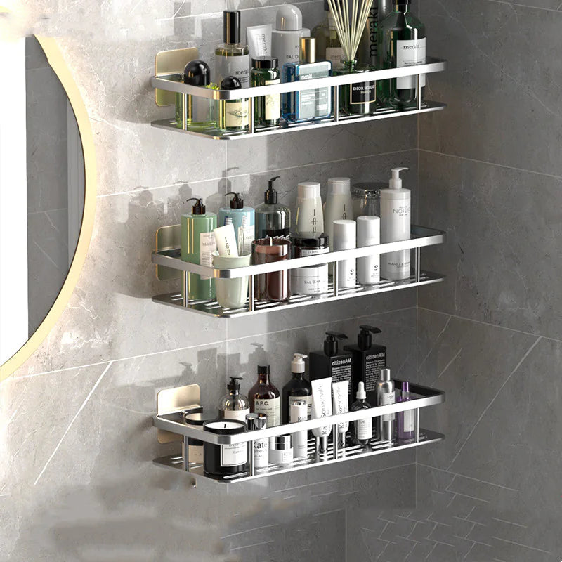 Sleek Wall-mounted Bathroom Shelf for Modern Spaces