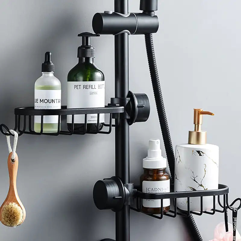 Stylish Bathroom Shelves Organizer Rack Storage Solution