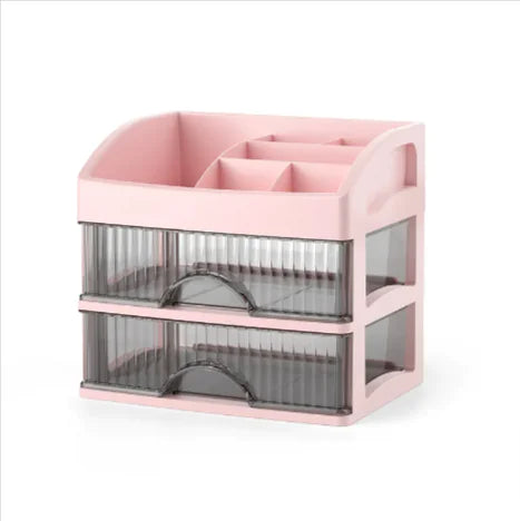 Stylish Multi-Layer Desktop Organizer Storage Box for Clutter-Free Spaces