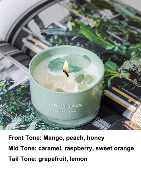 Scented Candles In Glass Jar for Relaxing Ambiance