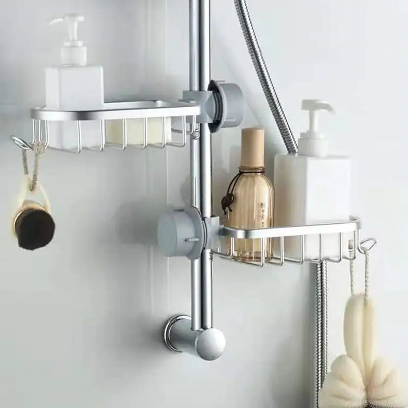 Stylish Bathroom Shelves Organizer Rack Storage Solution