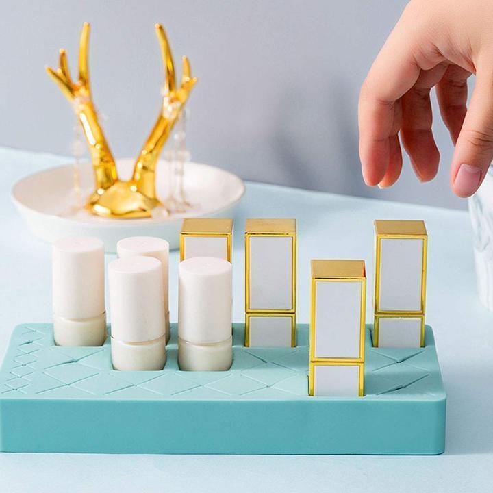 Multi Grids Cosmetic Makeup Rack for Chic Organization