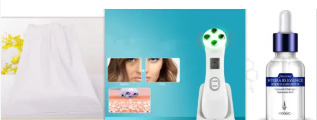 LED Photon RF Skin Rejuvenation Device for Youthful Glow