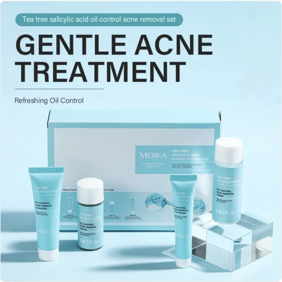 Tea Tree Salicylate Skincare Set for Glowing Complexion