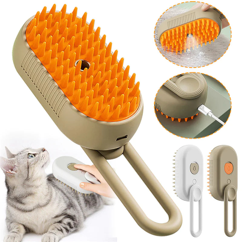 3-in-1 Pet Grooming Brush for Effortless Grooming Bliss