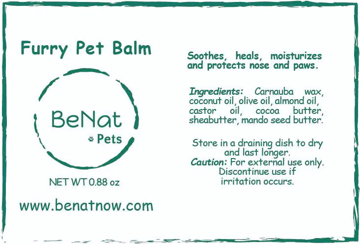 BeNat Pets Furry Pet Balm (0.9 oz