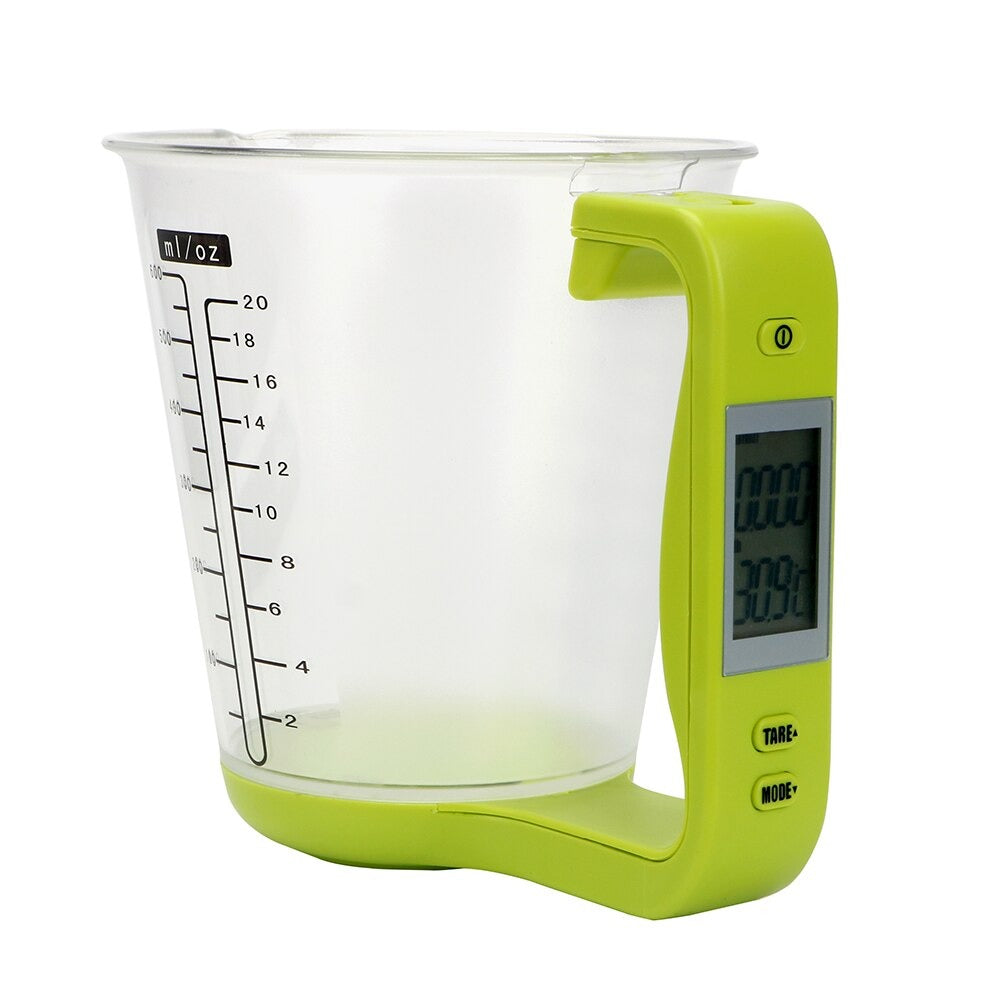 LCD Display Digital Measuring Cup with Temperature Function