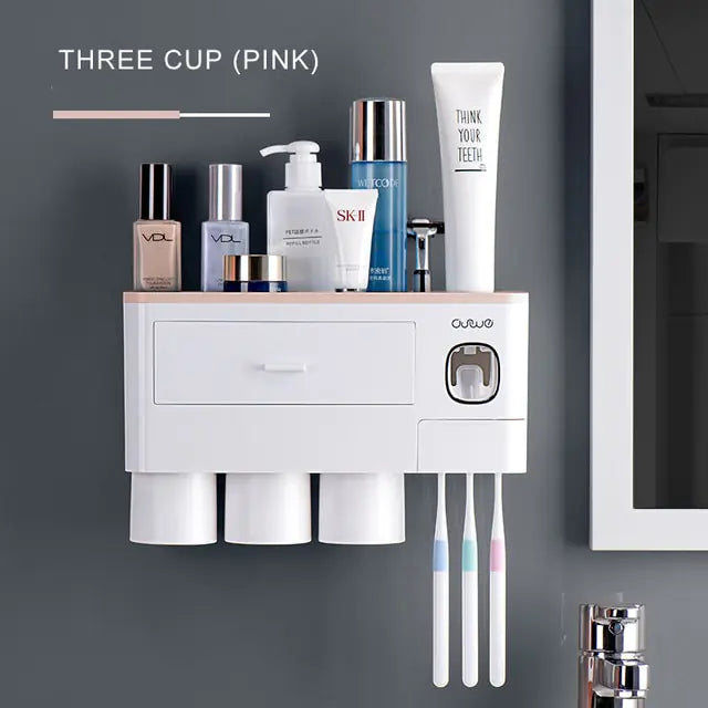 Bathroom Magnetic Storage Rack for Clutter-Free Organization