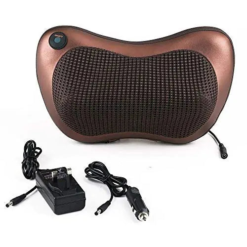 Back and Neck Massage Pillow with Heat Relief