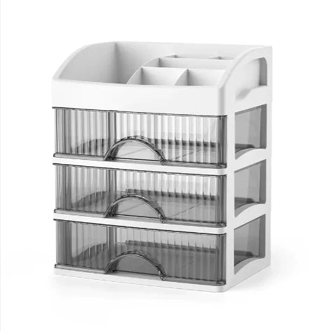 Stylish Multi-Layer Desktop Organizer Storage Box for Clutter-Free Spaces