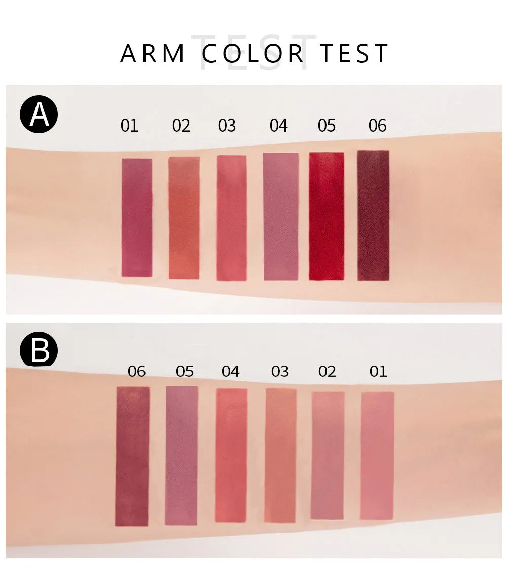 HANDAIYAN Matte Liquid Lipstick Set - Vibrant Long-Lasting Colors
