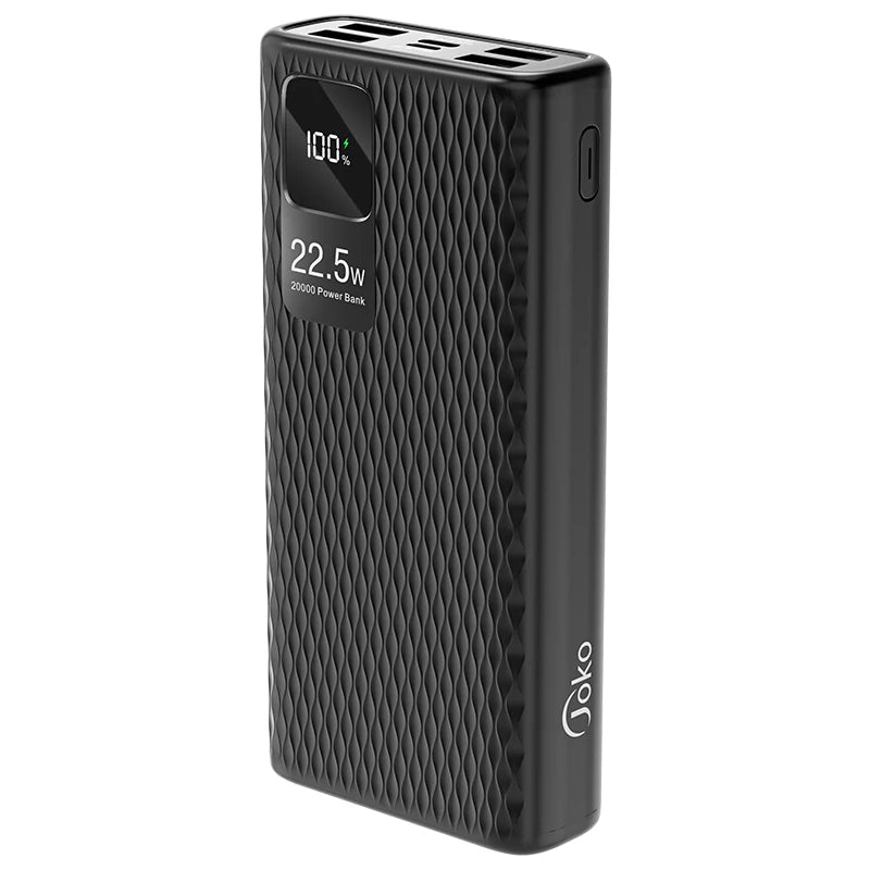 Power Bank 30000mAh With 20W PD Quick Charging Portability