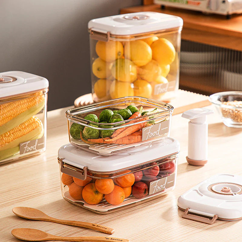 Food Vacuum Storage Box with Free Vacuum Sealer Included