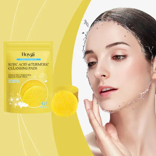 Turmeric Infused Cleansing Pads for Glowing Skin