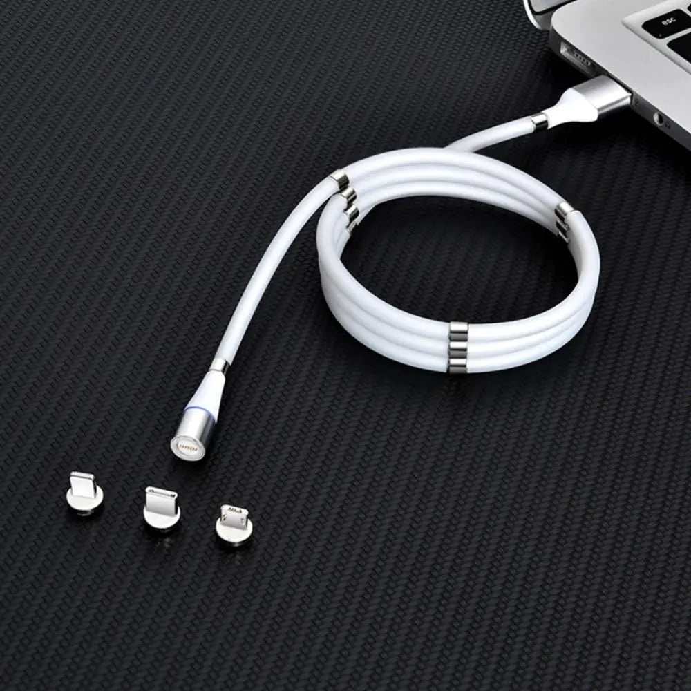 Tangle-Free Magnetic Fast Charging Cable for All Devices