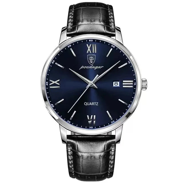 Leather Men Quartz Luxury Watches for Timeless Elegance