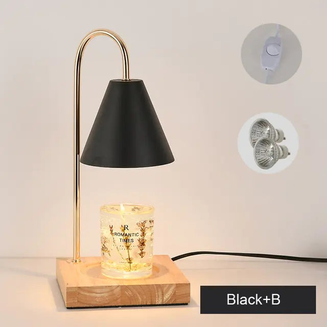 Table Lamp Melting Candles for Cozy Ambiance and Elegance