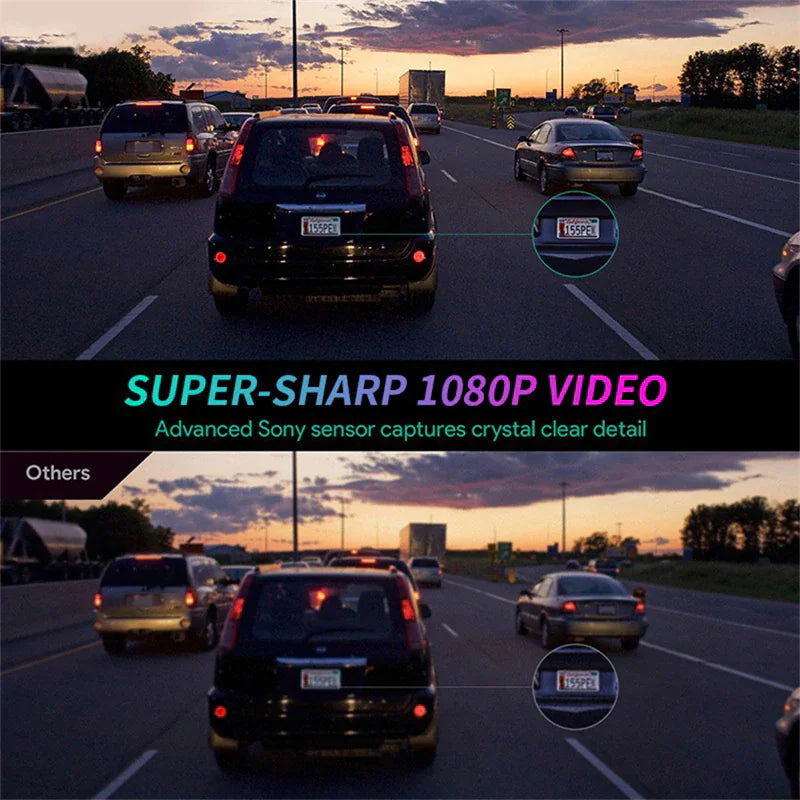 170° WiFi Dash Cam HD 1080P Vehicle G-Sensor Recorder