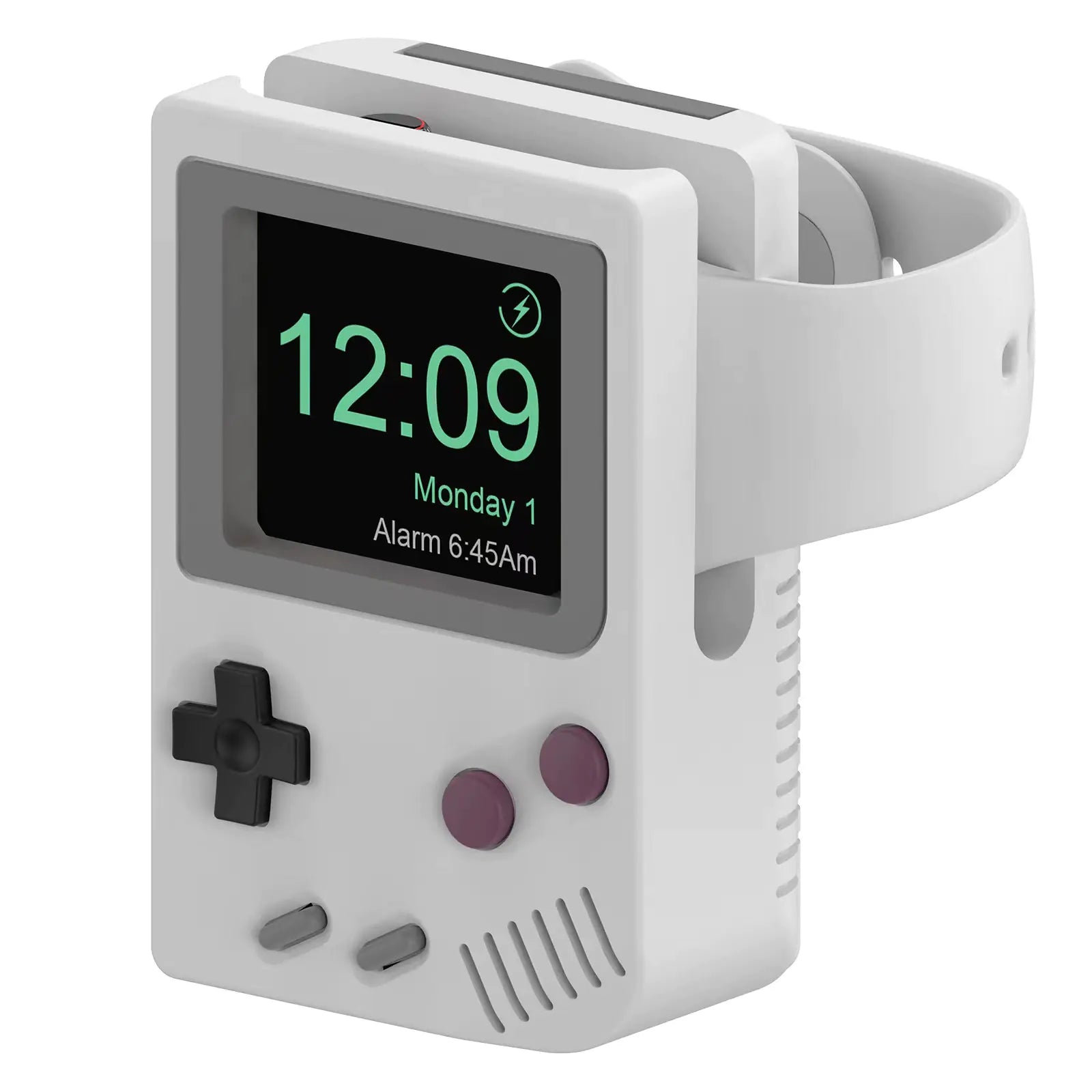 Silicone Charging Stand for Apple Watch – Premium, Minimalist, Travel-Friendly