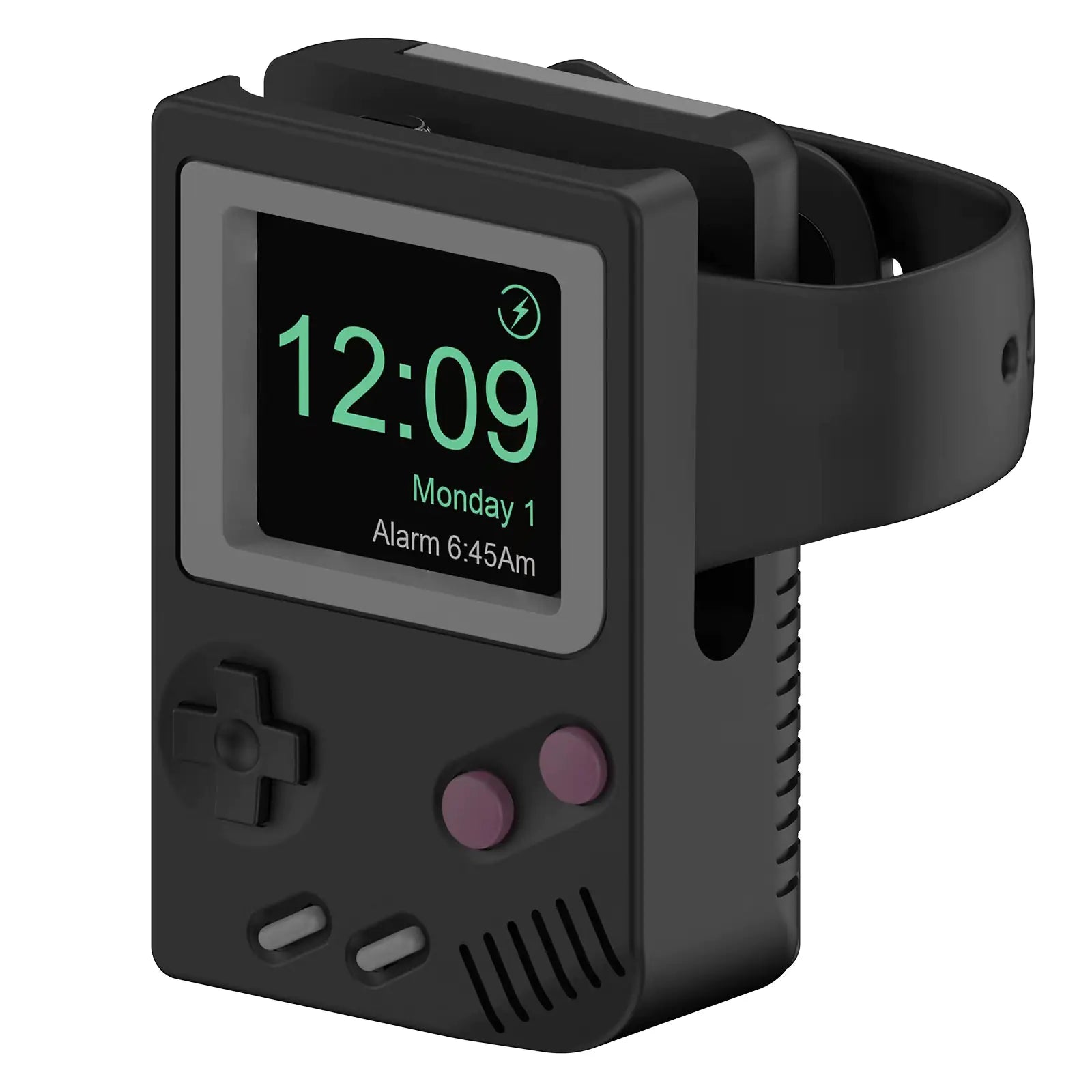 Silicone Charging Stand for Apple Watch – Premium, Minimalist, Travel-Friendly