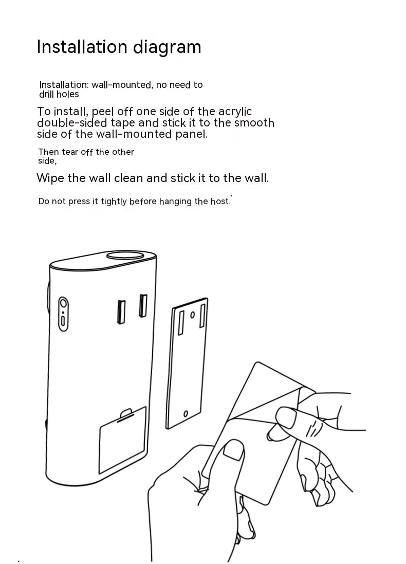 Wall-Mounted Automatic Mouthwash Dispenser for Easy Hygiene