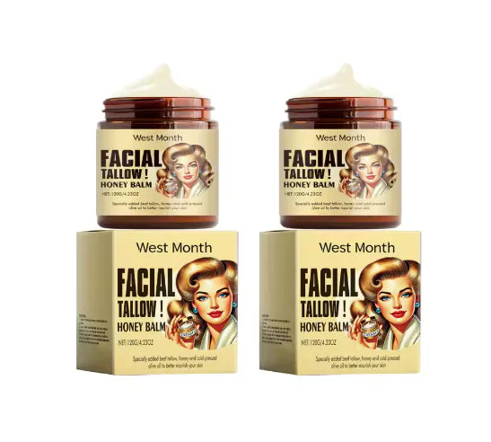Facial Tallow Honey Balm: Deeply Moisturizing Skincare