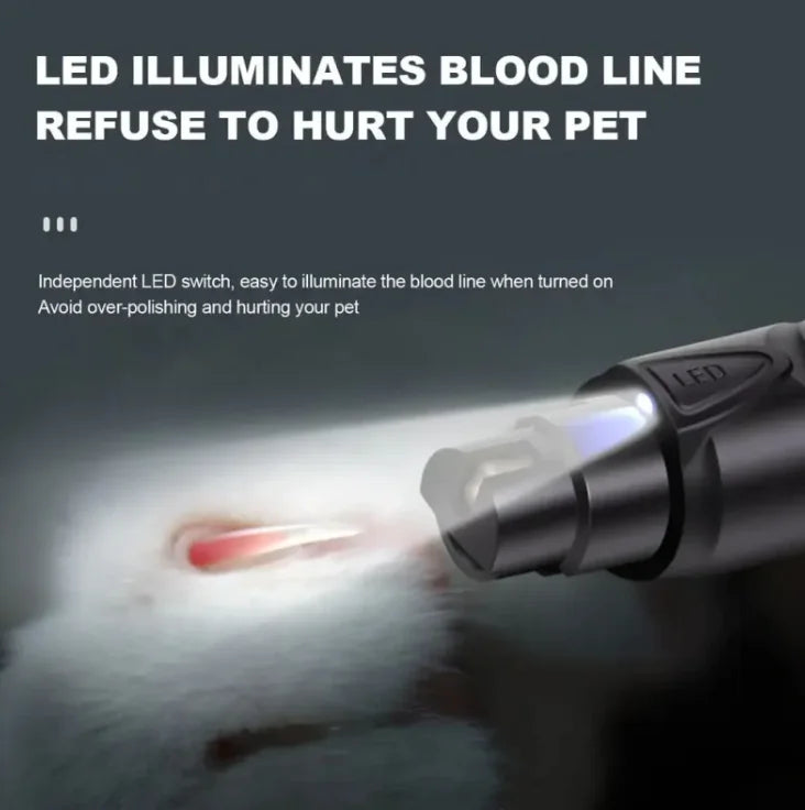 PawGlow Nail Grinder for Safe and Easy Pet Grooming