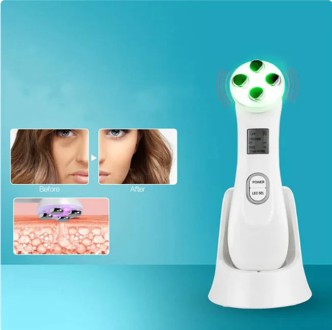 LED Photon RF Skin Rejuvenation Device for Youthful Glow
