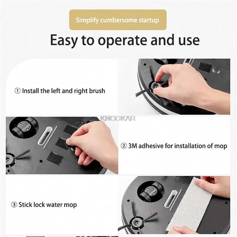 ES04 Robot Vacuum Cleaner For Home With App Control