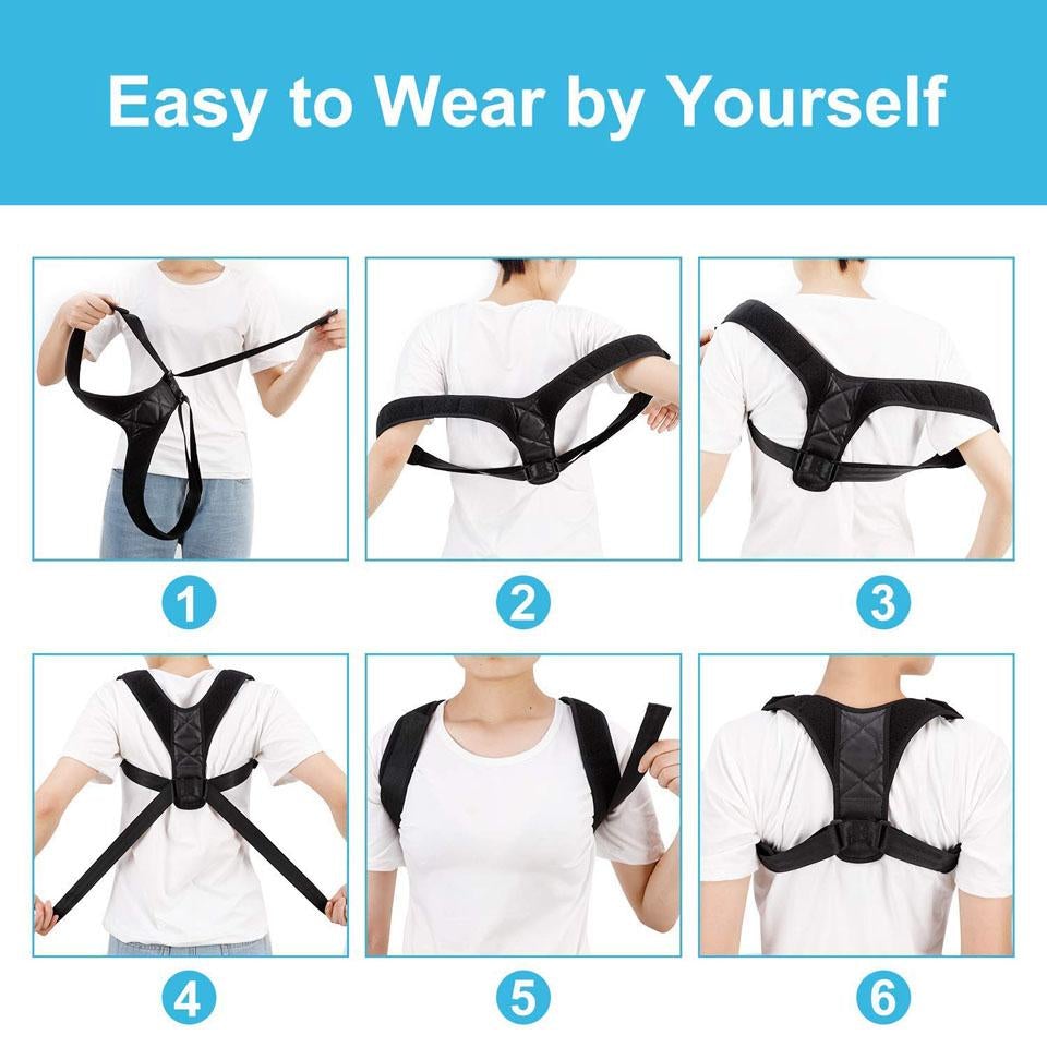 Adjustable Medical Back Posture Corrector Belt for Comfort
