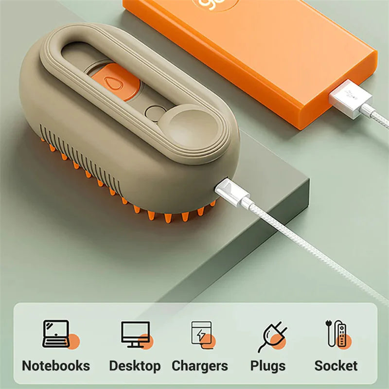 3-in-1 Pet Grooming Brush for Effortless Grooming Bliss