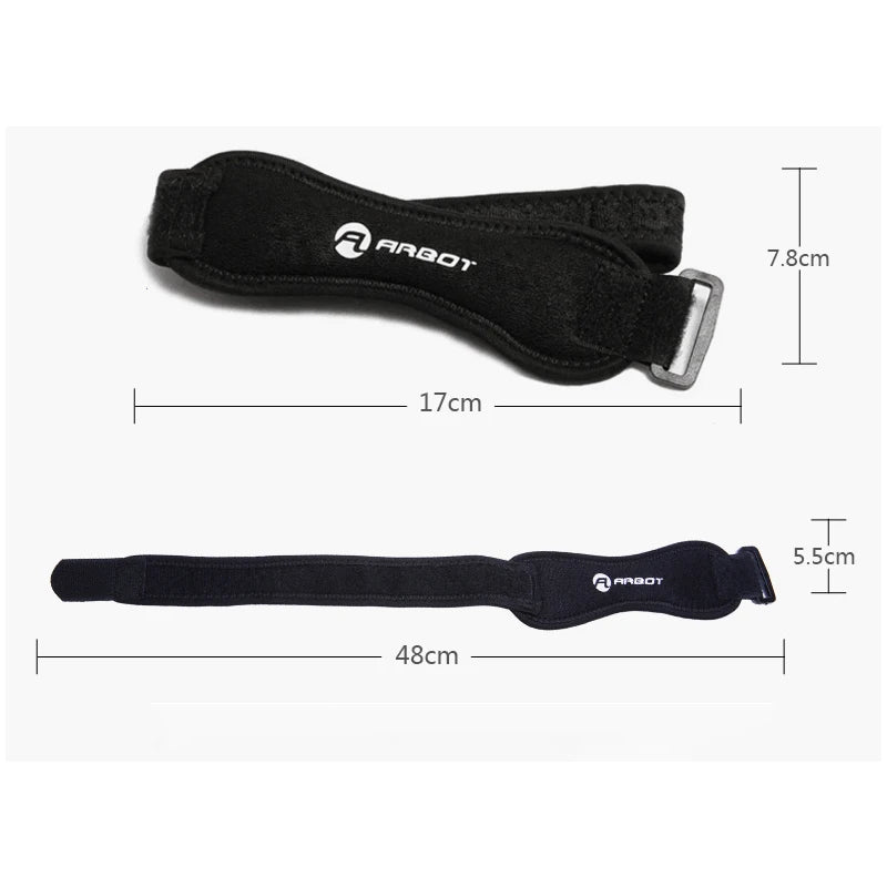 Adjustable 1 Piece Knee Patellar Tendon Support Sleeve