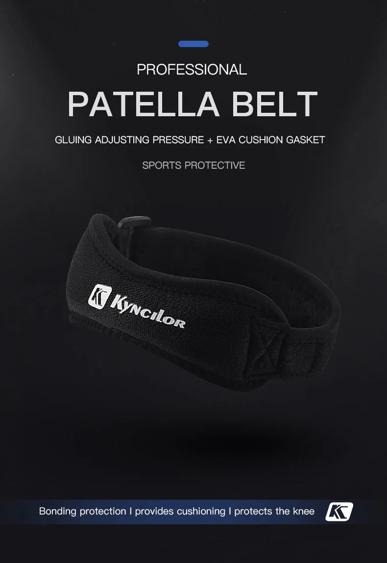 Adjustable 1 Piece Knee Patellar Tendon Support Sleeve