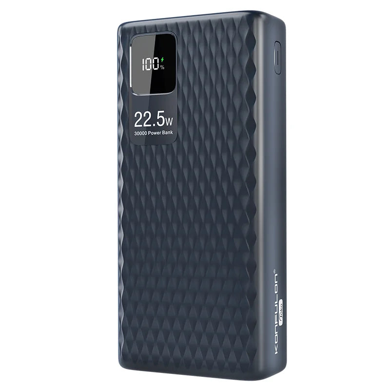 Power Bank 30000mAh With 20W PD Quick Charging Portability