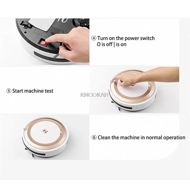 ES04 Robot Vacuum Cleaner For Home With App Control