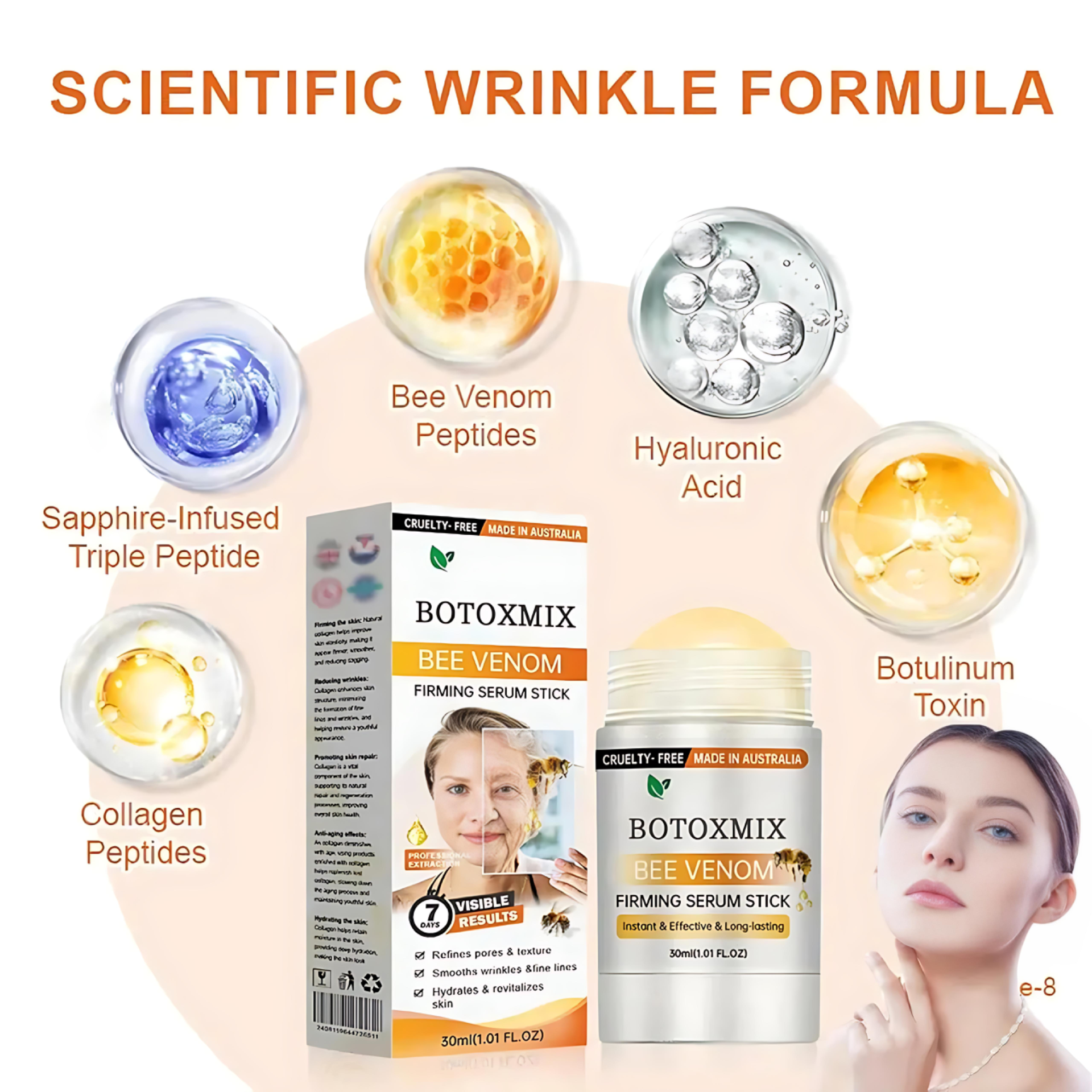 "Bee Venom Anti-Aging Facial Cream – Hydrates, Firms & Brightens"