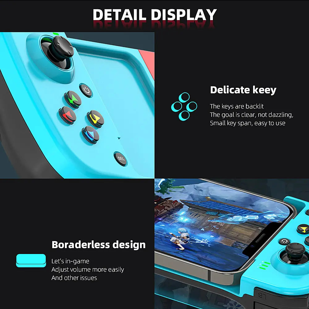 Wireless Gamepad Bluetooth Gaming Controller for All Devices