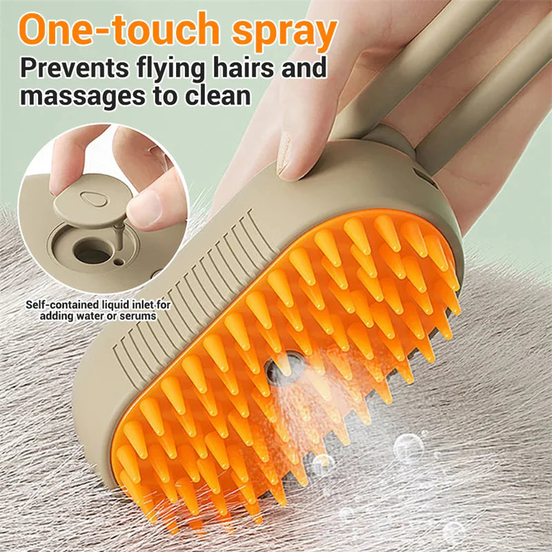 3-in-1 Pet Grooming Brush for Effortless Grooming Bliss