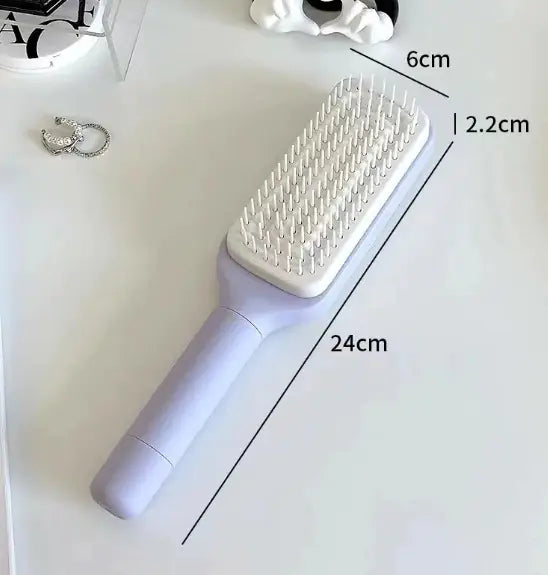 4-in-1 Self-Cleaning Hair Brush: Effortless Styling Solutions