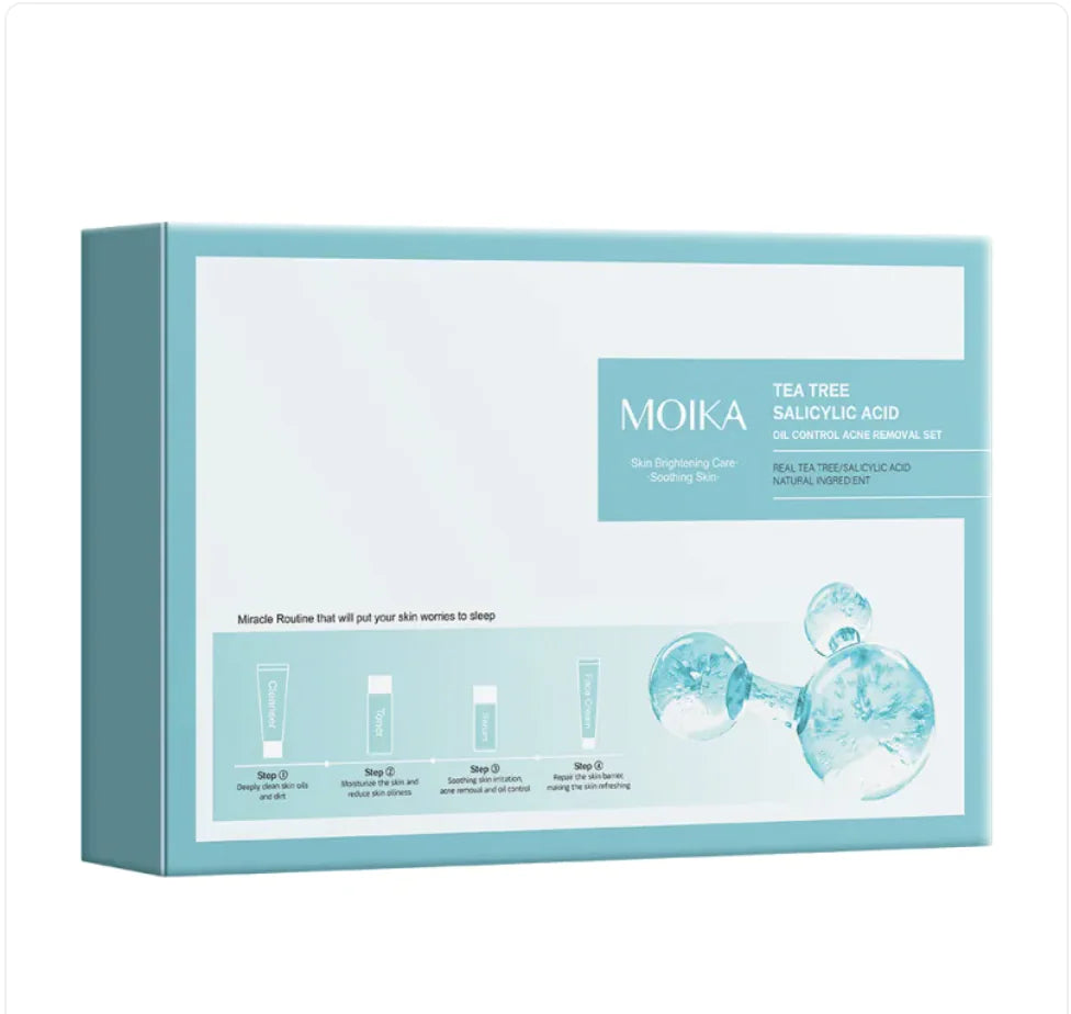 Tea Tree Salicylate Skincare Set for Glowing Complexion