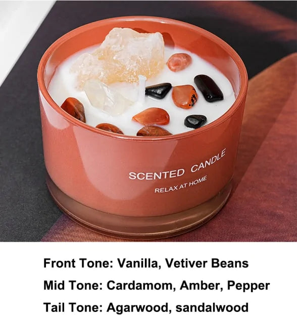 Scented Candles In Glass Jar for Relaxing Ambiance