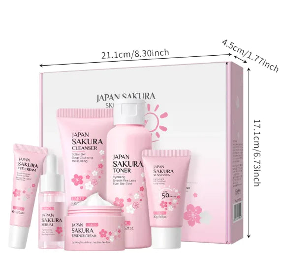 Cherry Blossom Skin Care Set for Radiant Skin