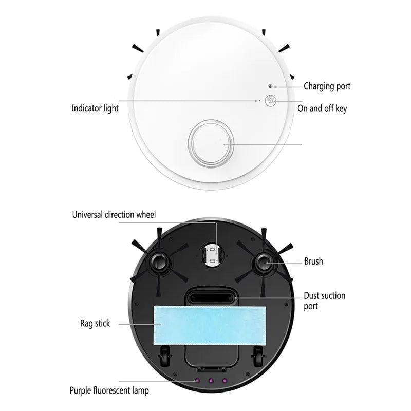 Automatic Robot Vacuum Cleaner for Effortless Home Cleaning