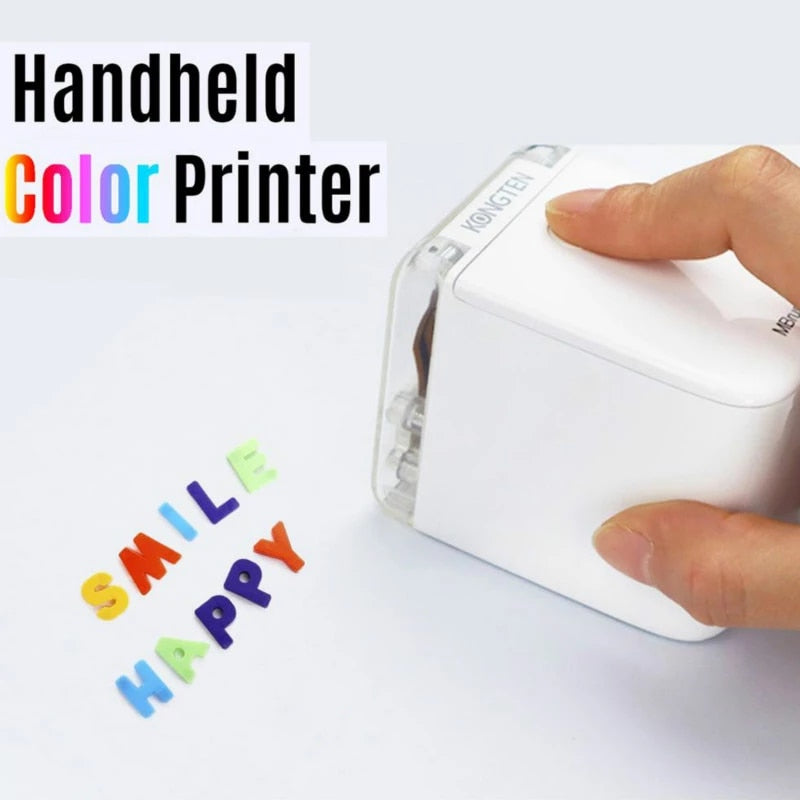 Portable Bluetooth Mini Handheld Color Inkjet Printer